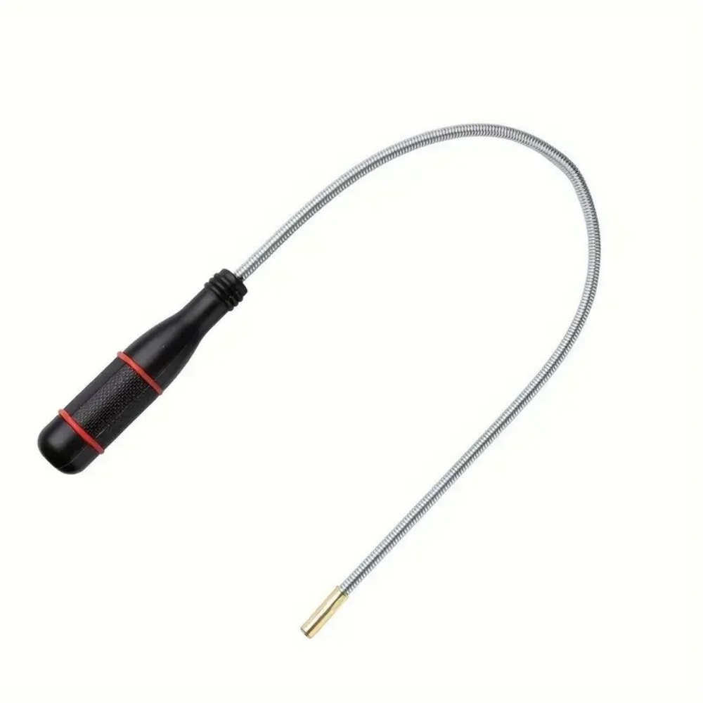 Drain Snake Flexible - 1個入りマグネット式ピックアップツール、柔軟で曲げられるスネークピックアップ、落下物の位置特定用、シンクの排水口への手の届かない場所の拾い上げに最適