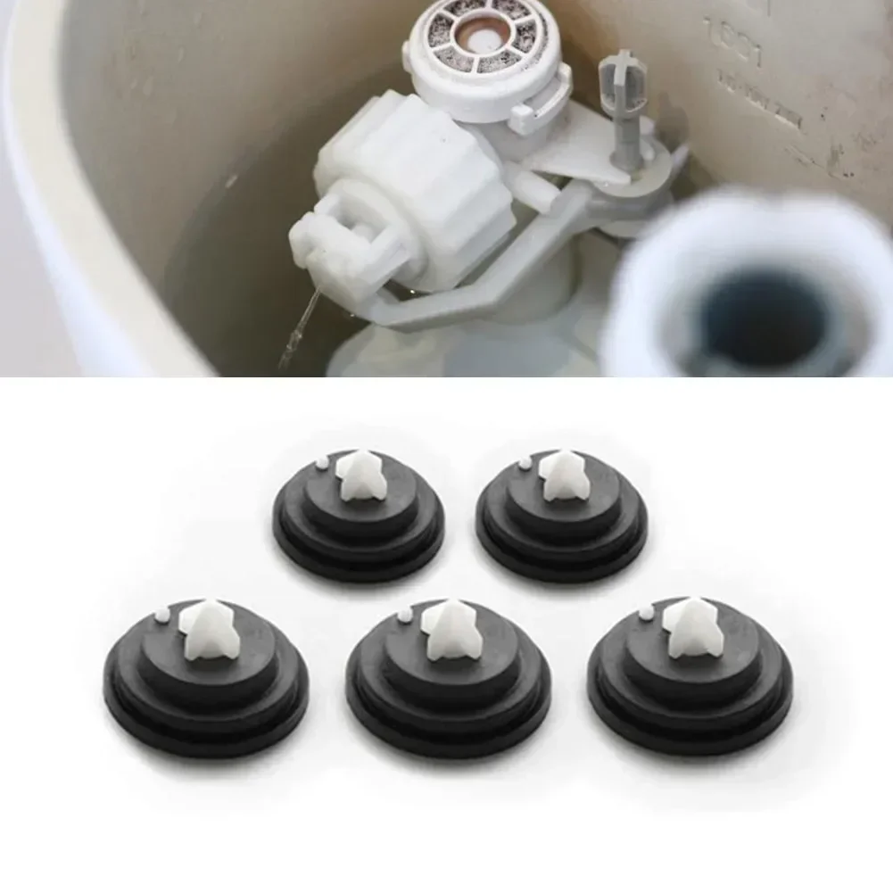 Toilet Fill Valve - 5個入りトイレ給水弁ガスケット、インレット給水弁ダイヤフラム、フロート弁メンブレン、Siamp給水弁、ボールバルブ、水槽用ワッシャー