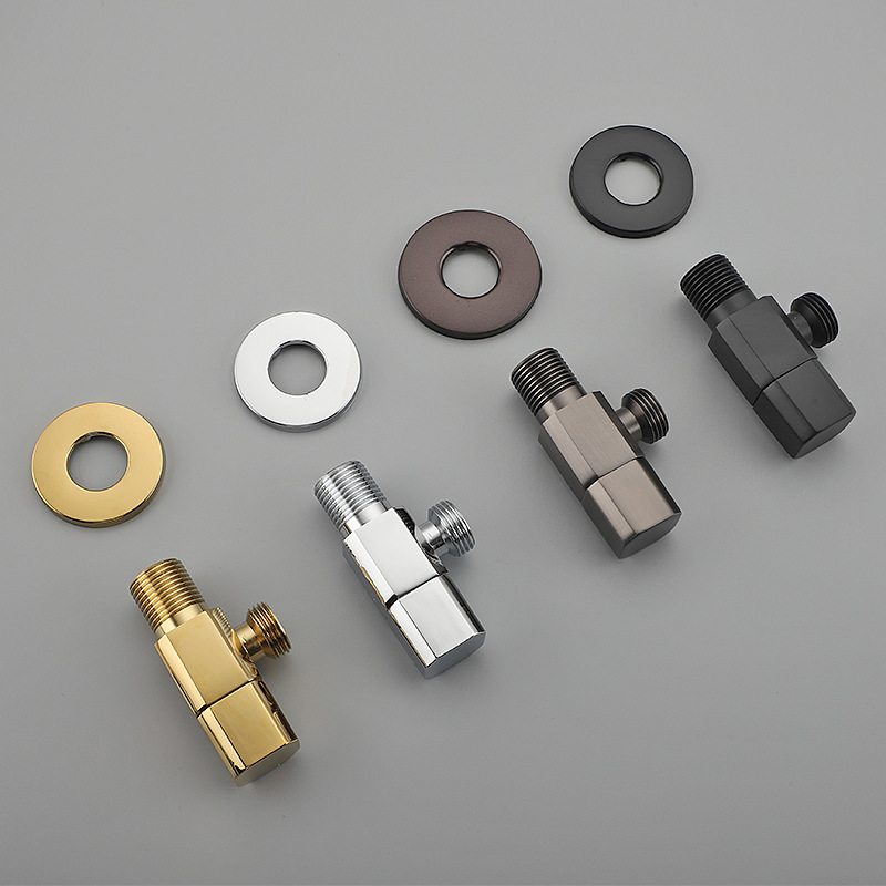 Toilet Fill Valve - トイレハードウェアアクセサリー シャットオフ充填水バルブ オス 1/2 ブラッシュガンメタル、ブラッシュゴールド