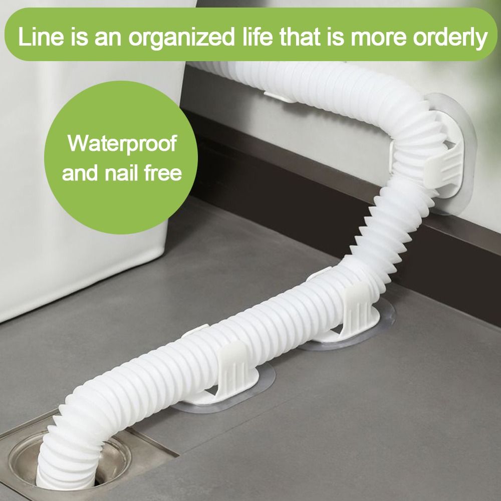 5個入りプラスチック製パイプクランプフック、ケーブルクリップ - Drain Pipe Clip のレビューと価格