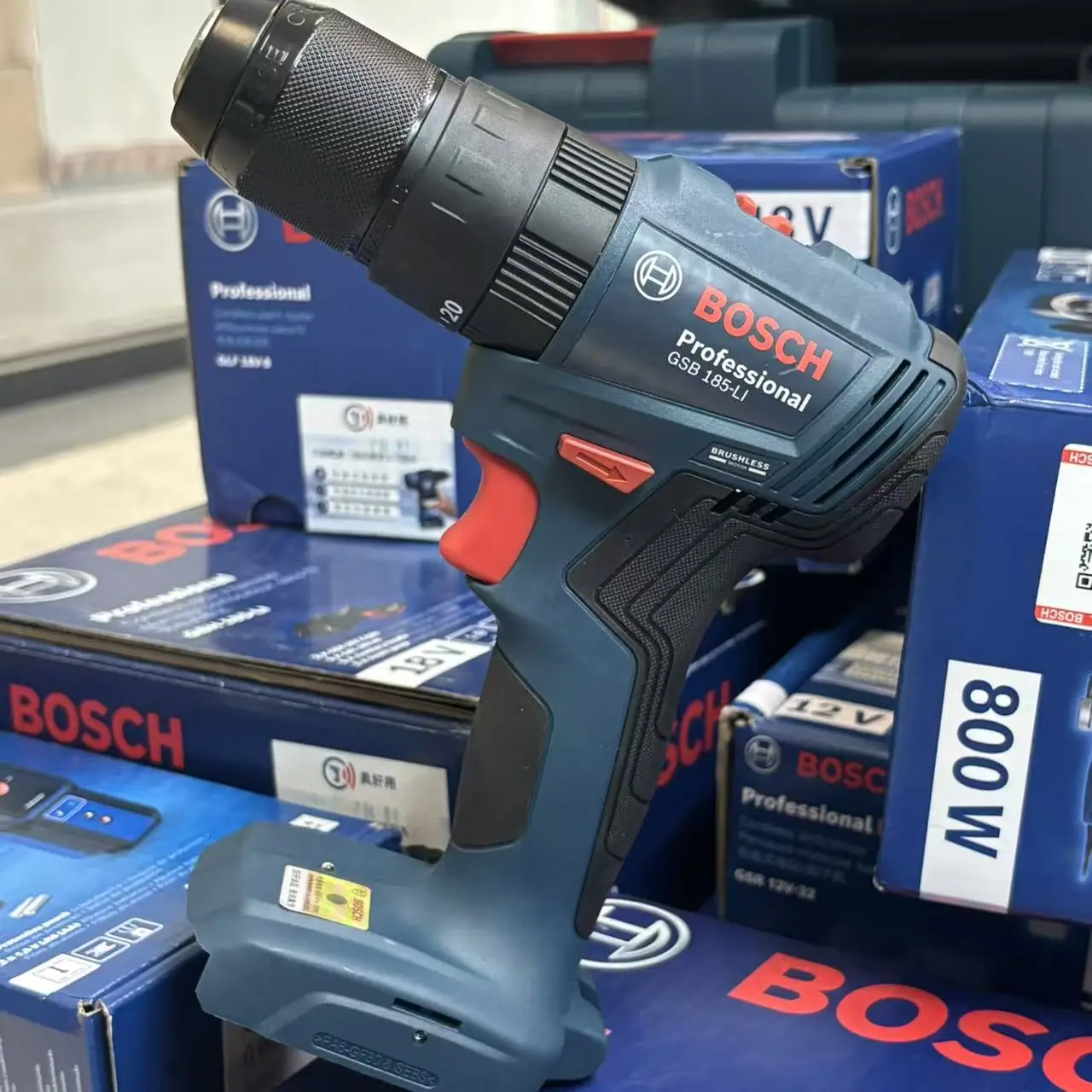 ボッシュ GSB 185-LI ブラシレスコードレスインパク - Bosch Drill Gsb 18V のレビューと価格