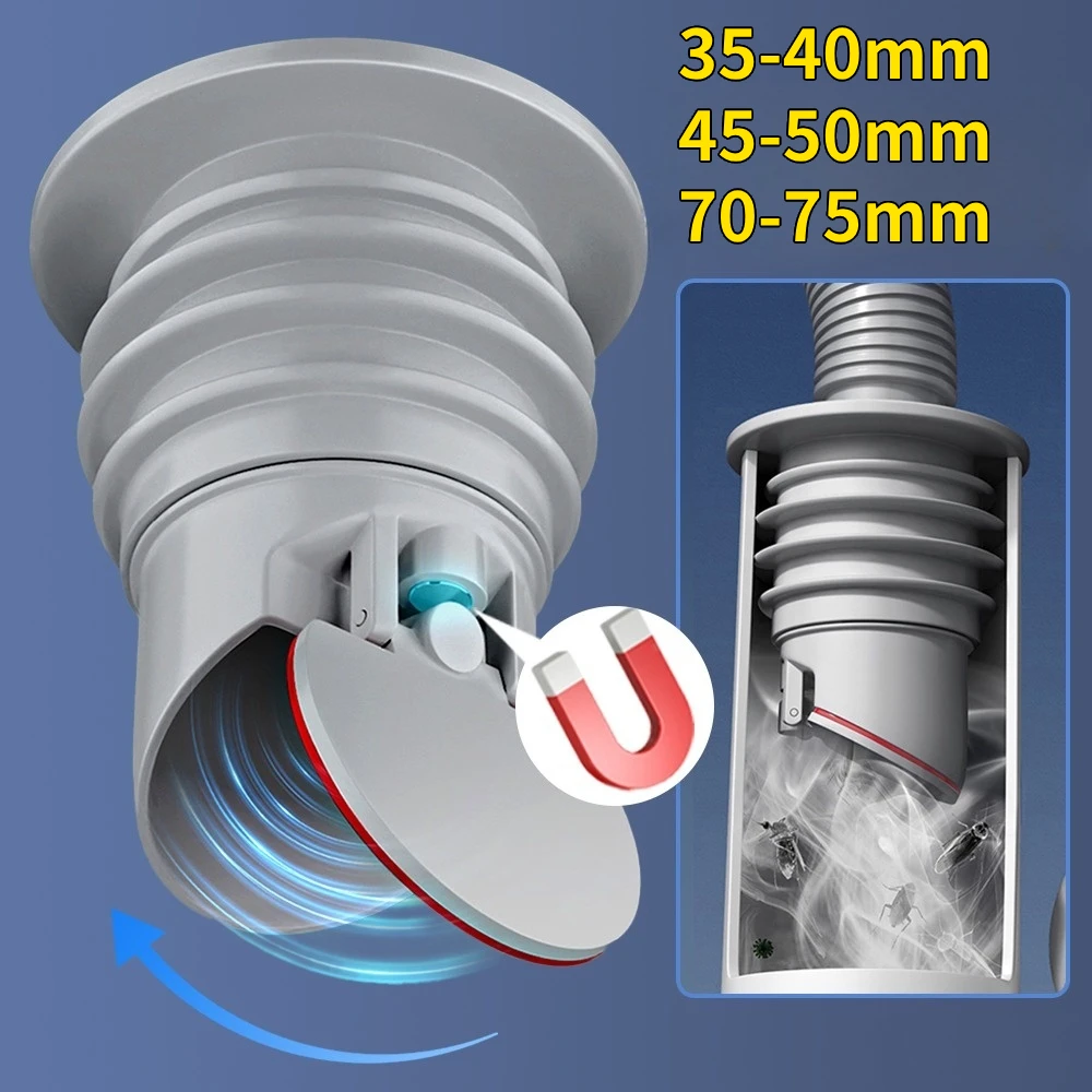 70-75mmシリコン排水口 キッチンシンクプラグ 下水管シ - Drain Pipe Clip のレビューと価格